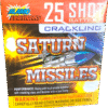 25 SHOT CRACKLING SATURN
